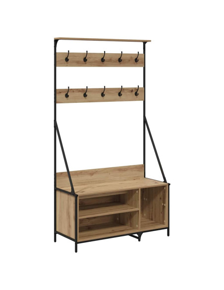 Stendibiancheria Rovere artigianale 100 x 41 x 184 cm