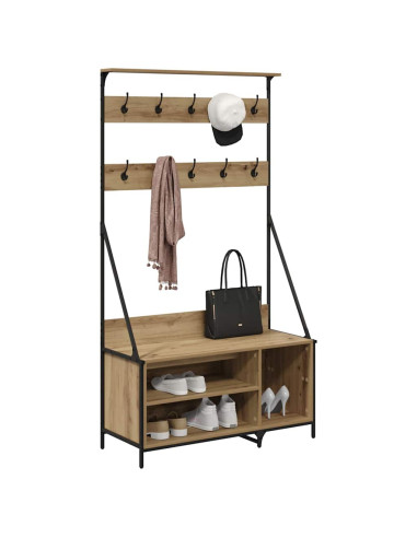 Stendibiancheria Rovere artigianale 100 x 41 x 184 cm