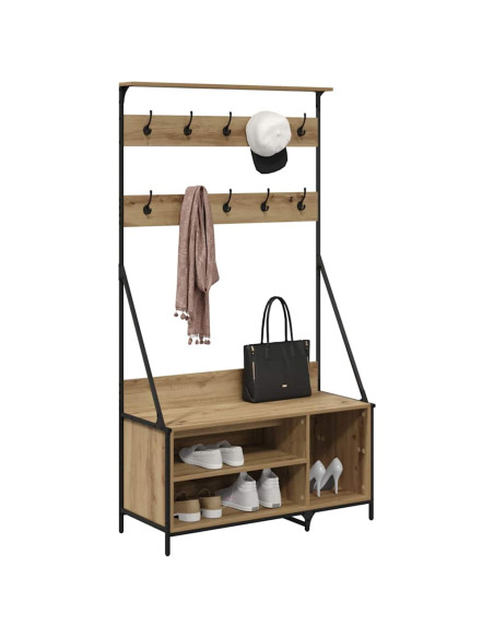 Stendibiancheria Rovere artigianale 100 x 41 x 184 cm