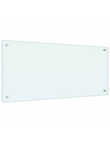 Rivestimento da Cucina 2 pcs Bianco 90 x 40 cm vetro temperato