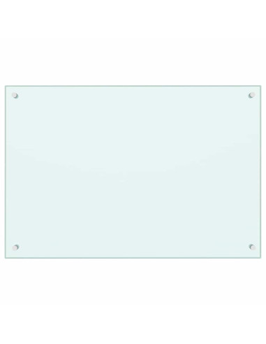 Rivestimento da Cucina 2 pcs Bianco 90 x 60 cm vetro temperato
