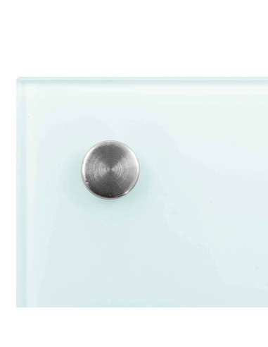 Rivestimento da Cucina 2 pcs Bianco 100 x 60 cm vetro temperato