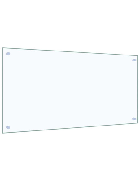 Rivestimento da Cucina 2 pcs Trasparente 100 x 50 cm