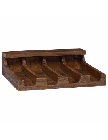 Custodia Marrone 36 x 30 x 10 cm Legno di Mogano Massello