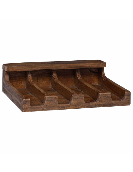 Custodia Marrone 36 x 30 x 10 cm Legno di Mogano Massello