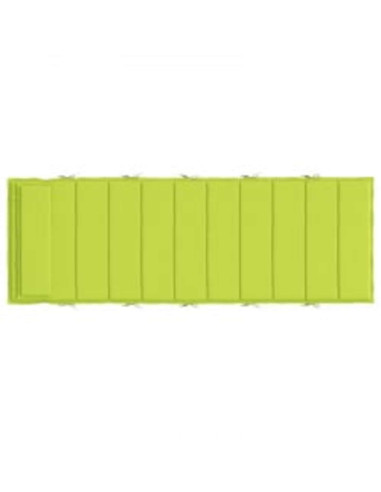 Cuscino per Lounger Sole Verde 178 x 60 x 4 cm Tessuto Oxford