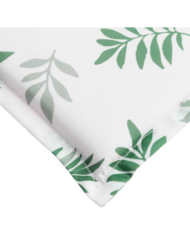 Cuscino per Lounger Sole Bianco e verde 178 x 60 x 4 cm