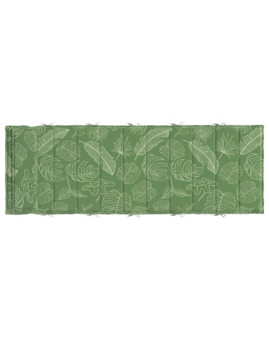 Cuscino per Lounger Sole Verde 178 x 60 x 4 cm Tessuto Oxford