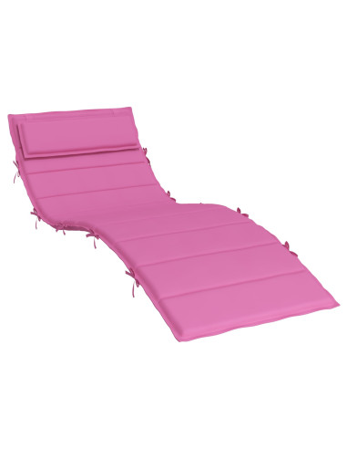 Cuscino per Lounger Sole Rosa 178 x 60 x 4 cm Tessuto Oxford
