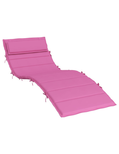Cuscino per Lounger Sole Rosa 178 x 60 x 4 cm Tessuto Oxford