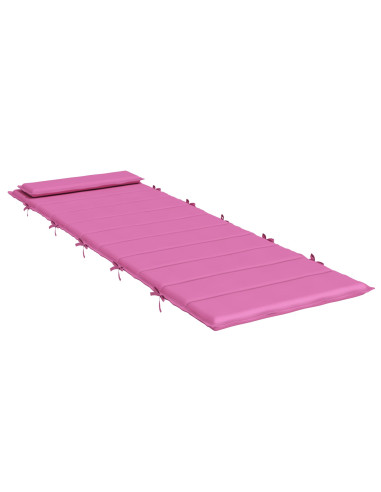Cuscino per Lounger Sole Rosa 178 x 60 x 4 cm Tessuto Oxford