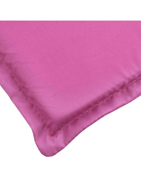 Cuscino per Lounger Sole Rosa 178 x 60 x 4 cm Tessuto Oxford