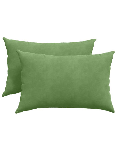 Cuscini da Divano 2 pcs Verde chiaro 60 x 40 cm
