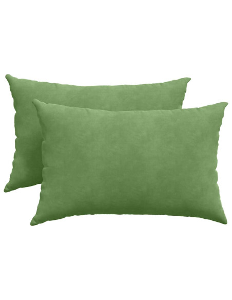 Cuscini da Divano 2 pcs Verde chiaro 60 x 40 cm