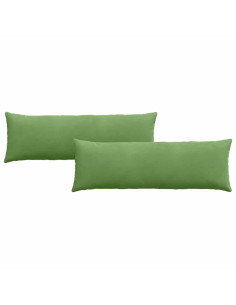 Cuscini da Divano 2 pcs Verde chiaro 120 x 40 cm 2