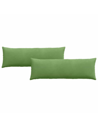 Cuscini da Divano 2 pcs Verde chiaro 120 x 40 cm