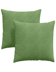 Cuscini da Divano 2 pcs Verde chiaro 80 x 80 cm 2
