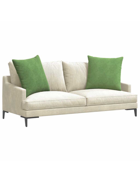 Cuscini da Divano 2 pcs Verde chiaro 80 x 80 cm