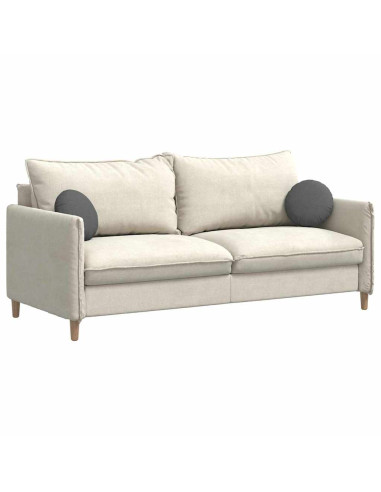 Cuscini per Seduta 2 pcs Grigio scuro Ø30 x 13 cm Tessuto