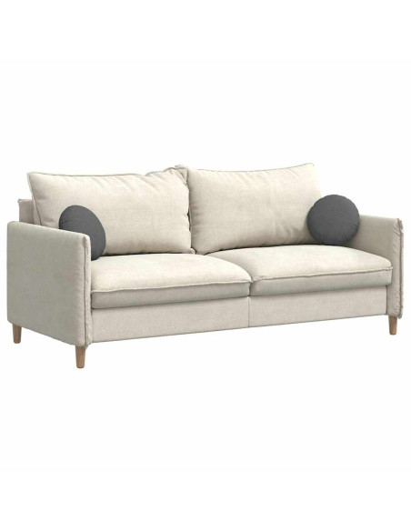 Cuscini per Seduta 2 pcs Grigio scuro Ø30 x 13 cm Tessuto