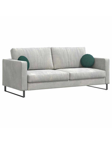 Cuscini per Seduta 2 pcs Verde Scuro Ø30 x 13 cm Tessuto