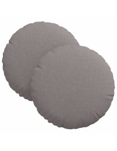 Cuscini per Seduta 2 pcs Talpa Ø30 x 13 cm Tessuto 2