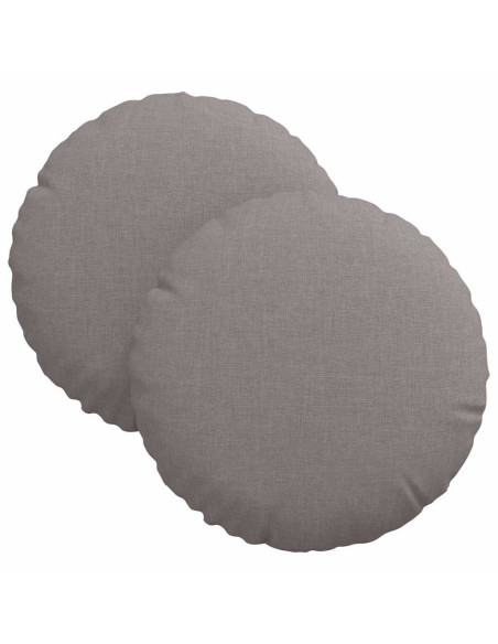 Cuscini per Seduta 2 pcs Talpa Ø30 x 13 cm Tessuto