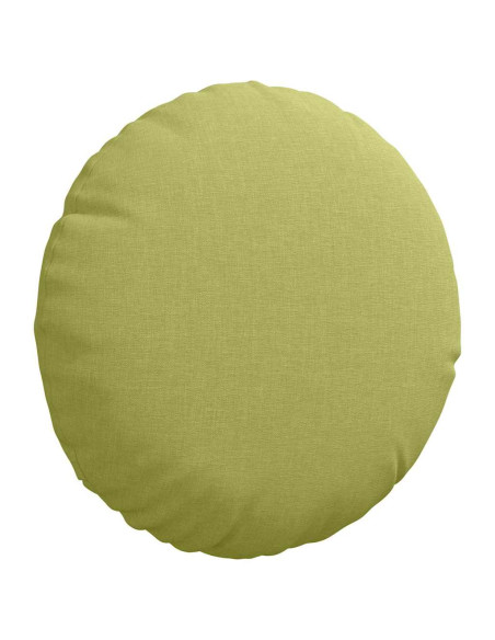Cuscini per Seduta 2 pcs Verde chiaro Ø30 x 13 cm Tessuto