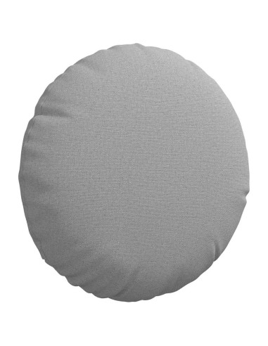 Cuscini per Seduta 2 pcs Grigio Nuvola Ø30 x 13 cm Tessuto