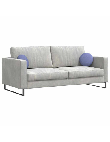 Cuscini per Seduta 2 pcs Blu jeans Ø30 x 13 cm Tessuto