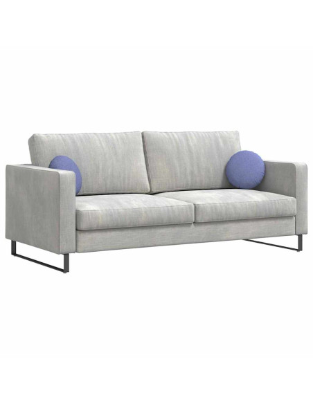 Cuscini per Seduta 2 pcs Blu jeans Ø30 x 13 cm Tessuto