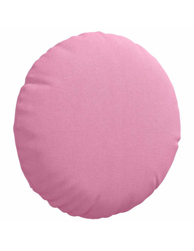 Cuscini per Seduta 2 pcs Rosa Ø30 x 13 cm Tessuto