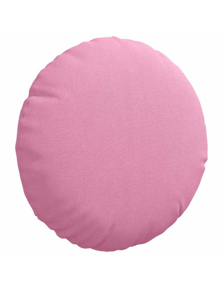 Cuscini per Seduta 2 pcs Rosa Ø30 x 13 cm Tessuto