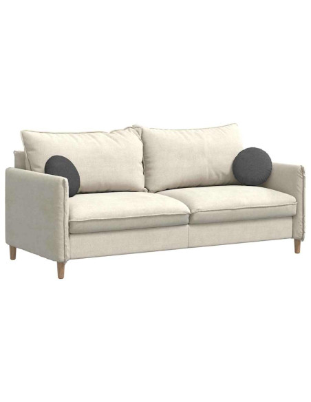 Cuscini per Seduta 2 pcs Grigio scuro Ø 30 cm Tessuto in Cords