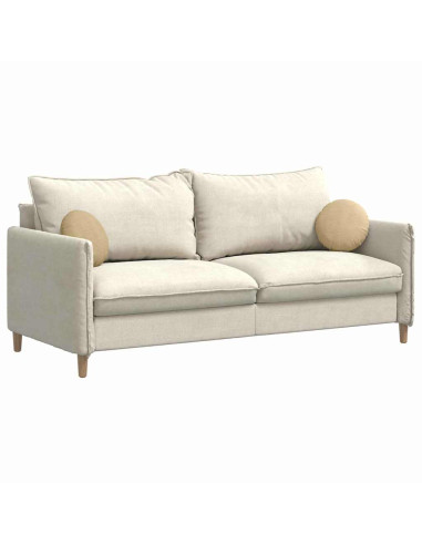 Cuscini per Seduta 2 pcs Grigio Verde Ø 30 cm Tessuto in Cords