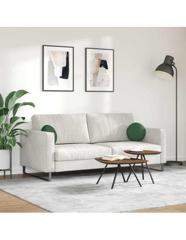 Cuscini per Seduta 2 pcs Verde Scuro Ø 30 cm Tessuto in Cords