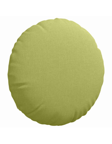 Cuscini per Seduta 2 pcs Verde chiaro Ø40 x 13 cm Tessuto