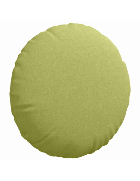 Cuscini per Seduta 2 pcs Verde chiaro Ø40 x 13 cm Tessuto