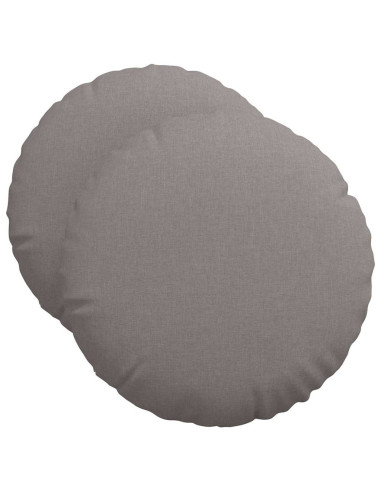 Cuscini per Seduta 2 pcs Talpa Ø50 x 19 cm Tessuto