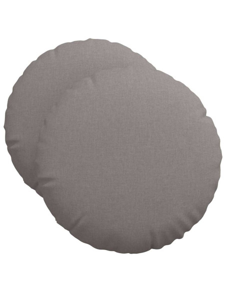 Cuscini per Seduta 2 pcs Talpa Ø50 x 19 cm Tessuto