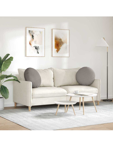 Cuscini per Seduta 2 pcs Talpa Ø50 x 19 cm Tessuto