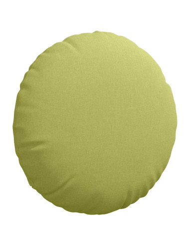Cuscini per Seduta 2 pcs Verde chiaro Ø50 x 19 cm Tessuto