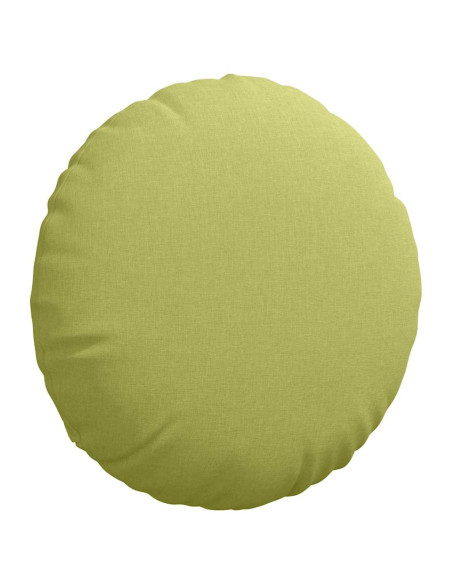Cuscini per Seduta 2 pcs Verde chiaro Ø50 x 19 cm Tessuto