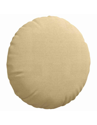 Cuscini per Seduta 2 pcs Grigio Verde Ø 50 cm Tessuto in Cords