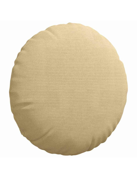 Cuscini per Seduta 2 pcs Grigio Verde Ø 50 cm Tessuto in Cords