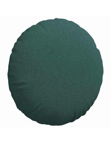 Cuscini per Seduta 2 pcs Verde Scuro Ø60 x 21 cm Tessuto