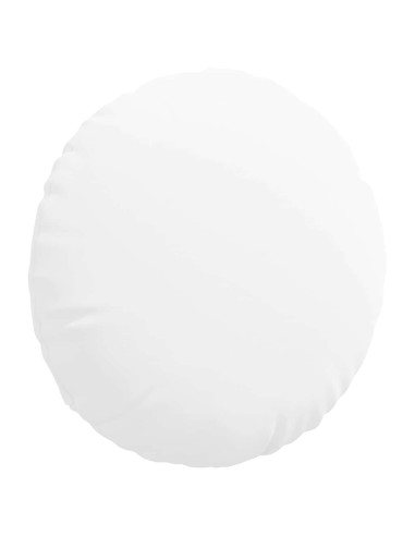 Cuscini per Seduta 2 pcs Bianco Ø60 x 21 cm Tessuto