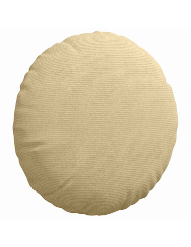 Cuscini per Seduta 2 pcs Grigio Verde Ø 60 cm Tessuto in Cords