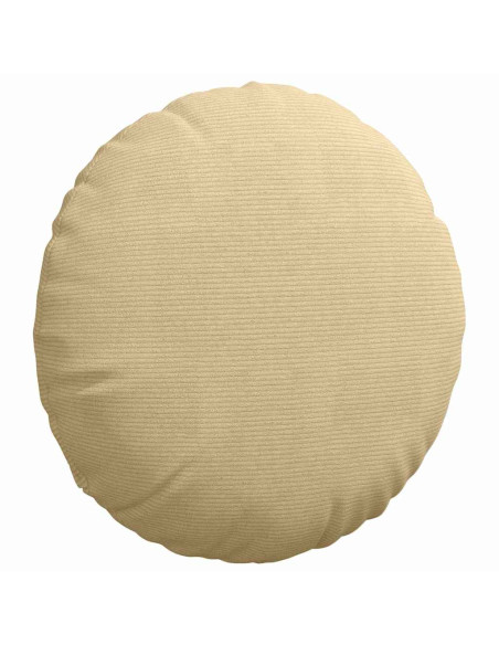 Cuscini per Seduta 2 pcs Grigio Verde Ø 60 cm Tessuto in Cords