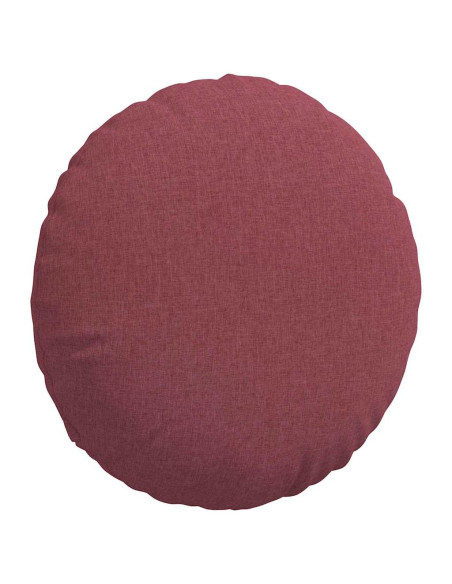 Cuscini per Seduta 2 pcs Rosso Vino Ø80 x 29 cm Tessuto
